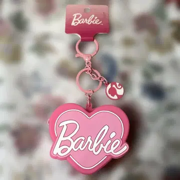 Barbie 바비 하트형 실리콘 파우치 MINISO 한정판 레어