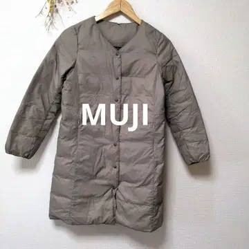 MUJI 무인양품 다운 자켓 아우터 베이지