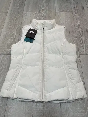 [ 새상품 ] 랜즈엔드 다운 베스트 화이트 여성용 M 방한