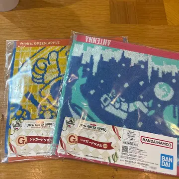 Mrs. GREEN APPLE 자카드 타월 2종 세트