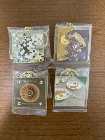 Mrs. GREEN APPLE 제일복권 F상 메탈 참 4개 세트