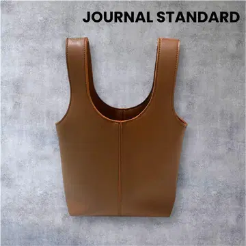 [ 새상품급 ] JOURNAL STANDARD 토트백 브라운 입체 봉제