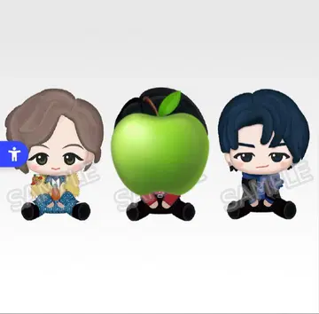 Mrs.GREENAPPLE 제일복권 A상 봉제 인형 마스코트 2개 세트