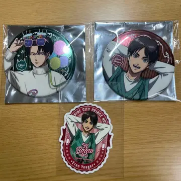 진격의 거인 선샤인 시티 프린스 호텔 리바이 엘렌 캔뱃지