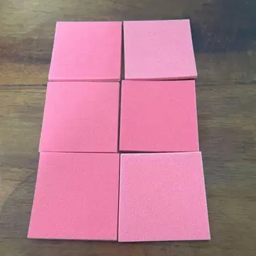 타미야 미니 사륜구동 핑크 스펀지 브레이크 3mm 6장 세트