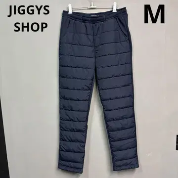 JIGGYS SHOP 충전솜 퀼팅 팬츠 골프웨어 M 네이비