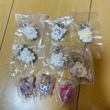 산리오 복슬복슬 스노우 컴플리트 세트 주얼펫 메지루시 액세서리