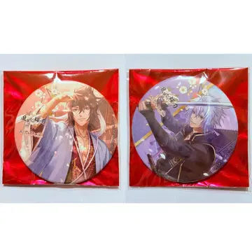 박앵귀 아카세카 콜라보 캔뱃지 오키타 소지