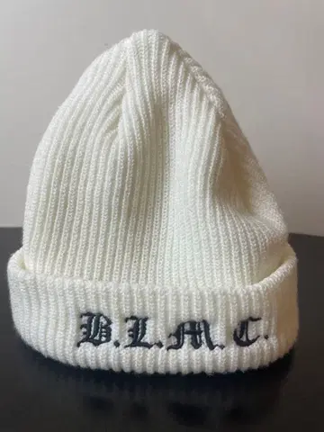 B.L.M.C. 니트 모자 화이트