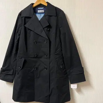 빅 사이즈 택 포함 새상품 LES MUES 트렌치코트 4L 블랙