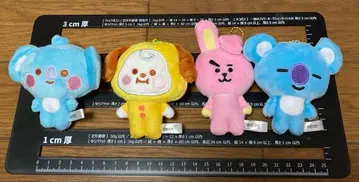 BT21 인형 마스코트 4개 세트