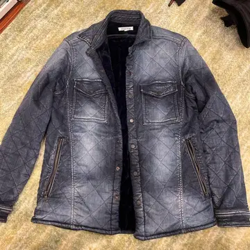 VOGUISH 다크 데님 퀼팅 자켓