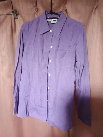 DKNY 긴팔 셔츠 보라색 사이즈 6