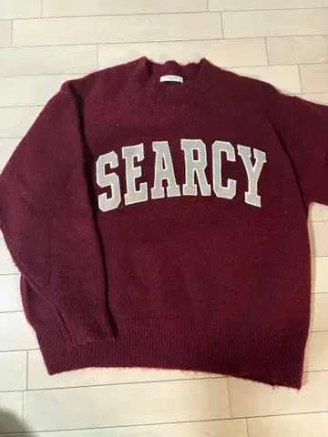 FREAK'S STORE 버건디 니트 스웨터