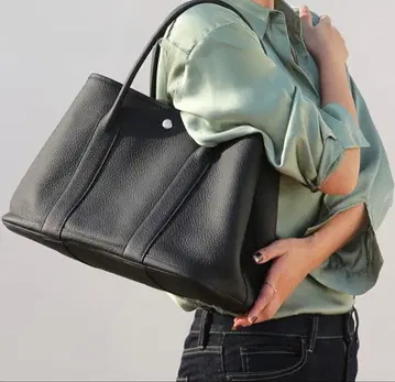 토트백 고급 소가죽 핸드백