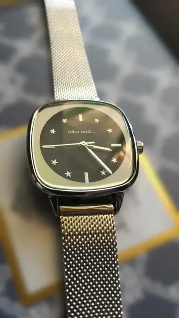 CU 메쉬 워치 niko and - 실버