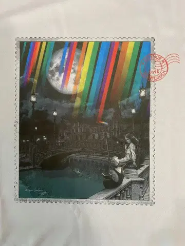 새상품 로엠 카우치 아트 T셔츠 세계 한정판 100장 Roam Couch