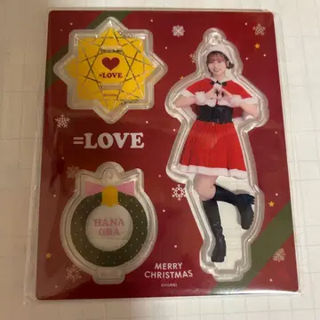 오바 하나 아크릴 스탠드 산타 의상