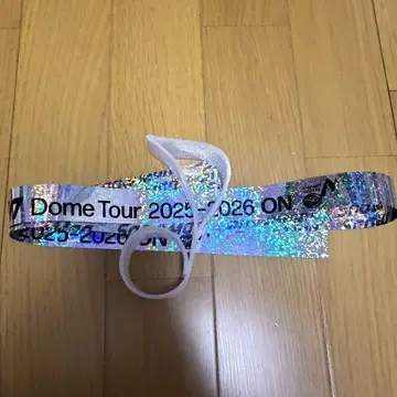 SnowMan LIVE TOUR ON 후쿠오카 공연 은색 테이프 음표