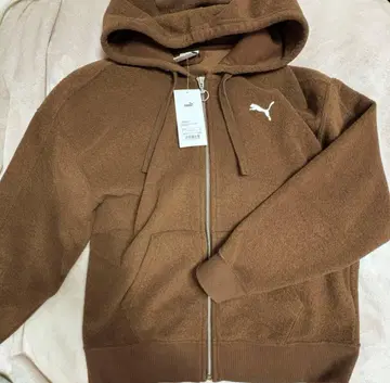 PUMA 후드티 L 브라운