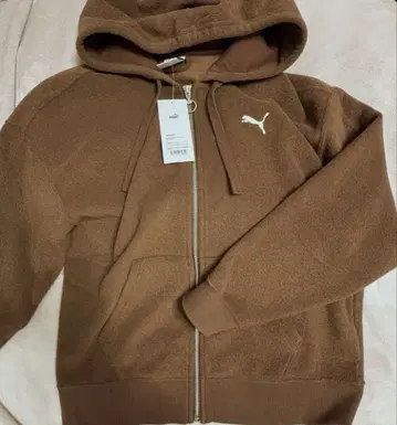 PUMA 후드티 L 브라운