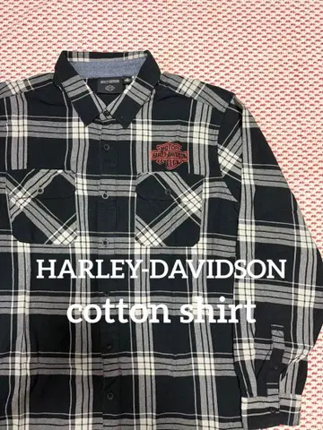 할리데이비슨 2022년 플란넬 셔츠 아메카지 구제 의류 프리넬