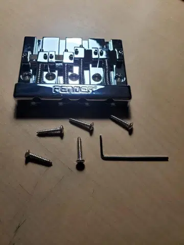 Fender bridge for 4-string bass