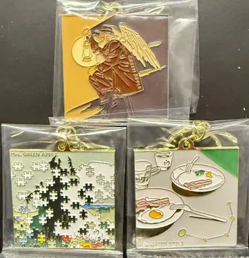 제일복권 미세스 그린애플 F상 메탈 참 3종 세트