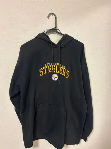 피츠버그 스틸러스 후드 부착 후드티 블랙 NFL