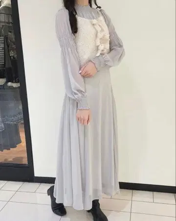 안미르 니트 뷔스티에 원피스