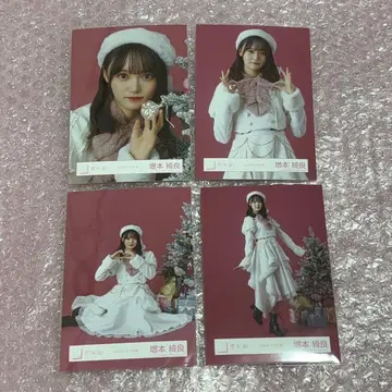 사쿠라자카46 2025년 산타 의상 마스모토 키라 브로마이드 4종 컴프