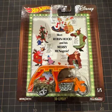 핫휠 Disney 로빈 후드 3D-LIVERY 미니카
