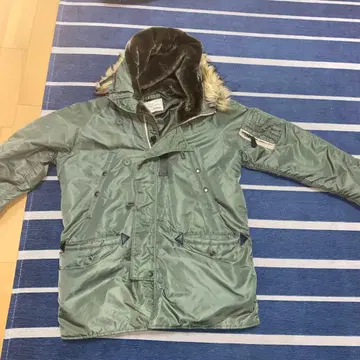 새상품급 아비렉스 N-2B 플라이트 자켓 짧은 기장 XXL 세이지 그린