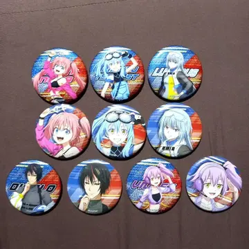 전생했더니 슬라임이었던 건에 대하여 근미래 레이싱 팀 캔뱃지 묶음 판매