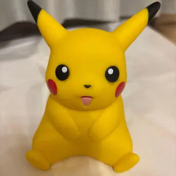 피카츄 소프트 비닐 소재 저금통 당시품 포켓몬 레어