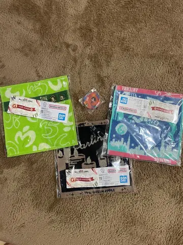 미세스 제일복권 바스락 아크릴 참 오오모리 자카드 타월 3장