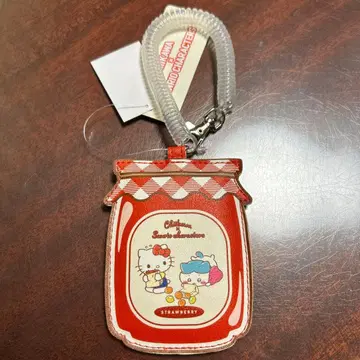 치이카와 산리오 페이크 다이컷 패스케이스 하치와레 헬로키티