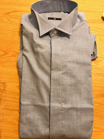 신랑 스탠드 칼라 셔츠 윙 칼라 셔츠 의상 변경