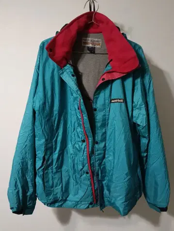 [ 레어 ] mont-bell 초기 택 마운틴 후드티 레트로 빈티지