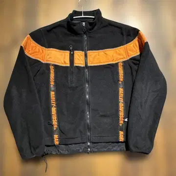 Harley-Davidson 플리스 자켓 M 블랙/오렌지