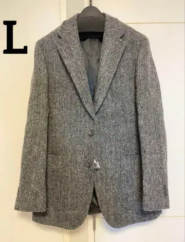 [ SALE ] Harris Tweed 헤링본 테일러드 자켓 L