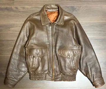 브라운 가죽 자켓 A2 G1 플라이트 자켓 아메카지