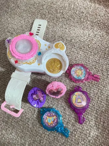 새상품급 프리큐어 음성 빛 연출 손목시계 완구