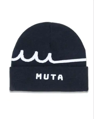 MUTA MARINE 니트 모자 블랙
