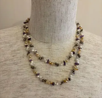 담수 펄 목걸이 롱 & 2연 2웨이