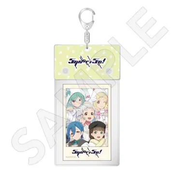러브 라이브! 화이트 판초 사진 홀더 (카드 포함) 5yncri5e!