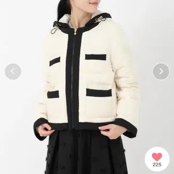 STRAWBERRY FIELDS 후드 탈부착 퍼프 자켓