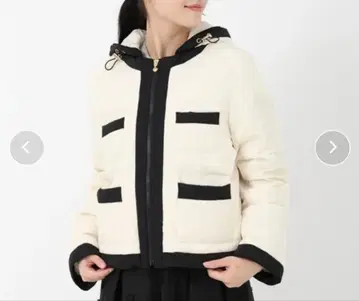 STRAWBERRY FIELDS 후드 탈부착 퍼프 자켓