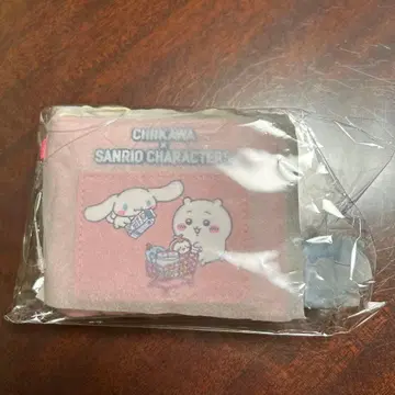 치이카와 (먼작귀) x 산리오 캐릭터즈 컴팩트 지갑 시나몬