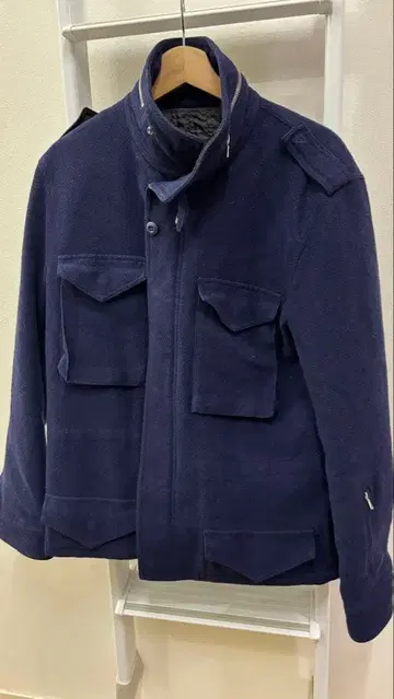 SOPHNET. 네이비 울 자켓